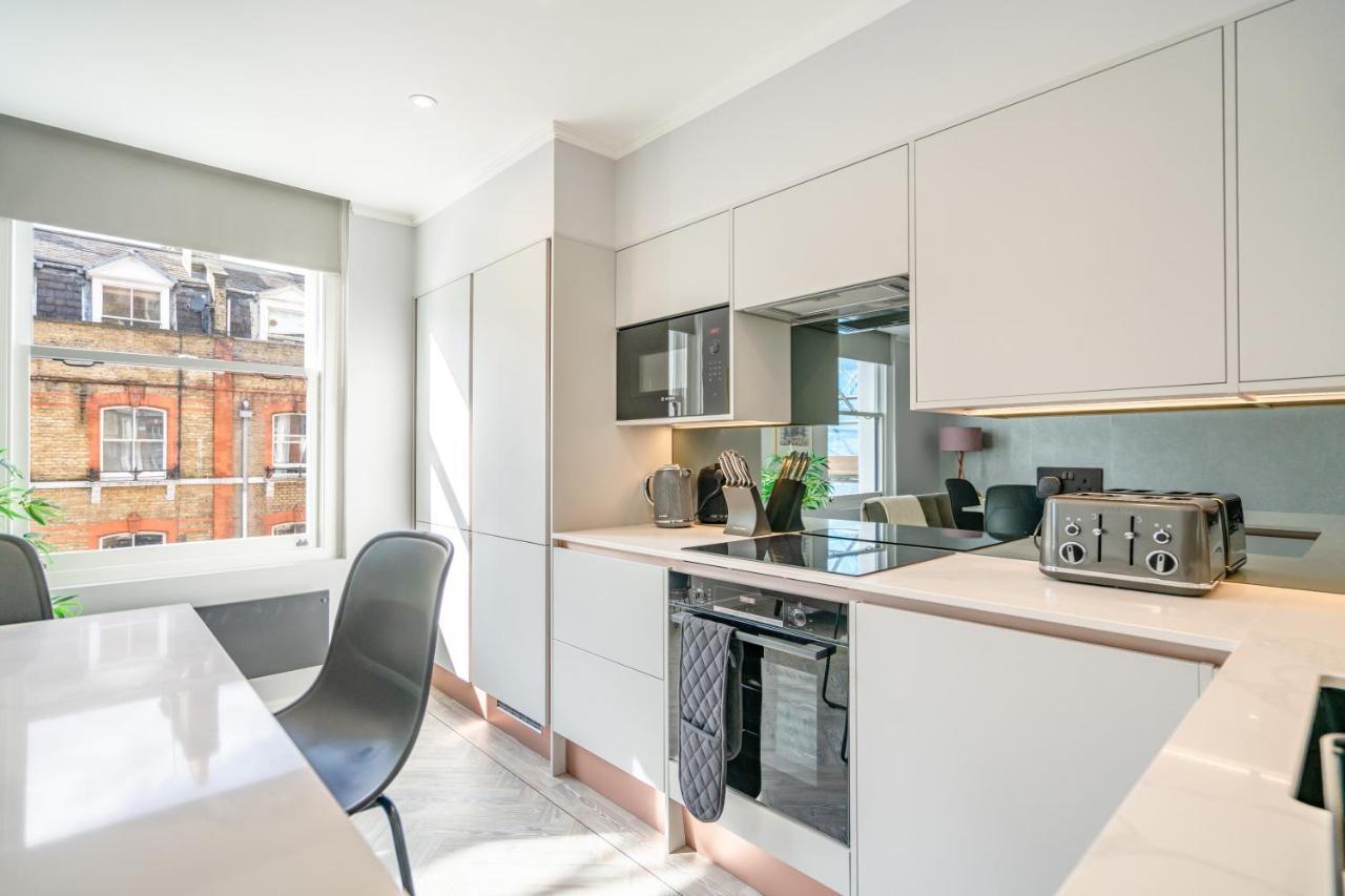 Modern & Chic One Bedroom Apartments In Fitzrovia By Sojo Stay Londra Esterno foto